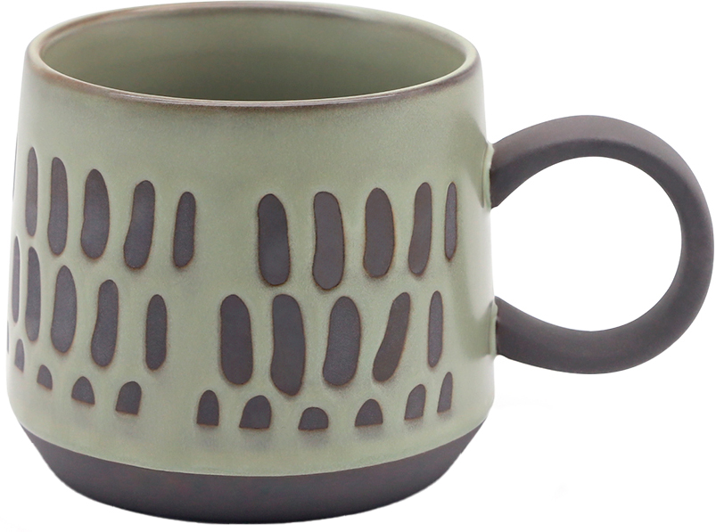 Чашка МВМ MY HOME 450 мл Оливкова (KP-37 OLIVE)